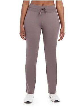 High Rise Flare Yoga Pants Tie Waist Drawstring Polyester Spandex Athletic